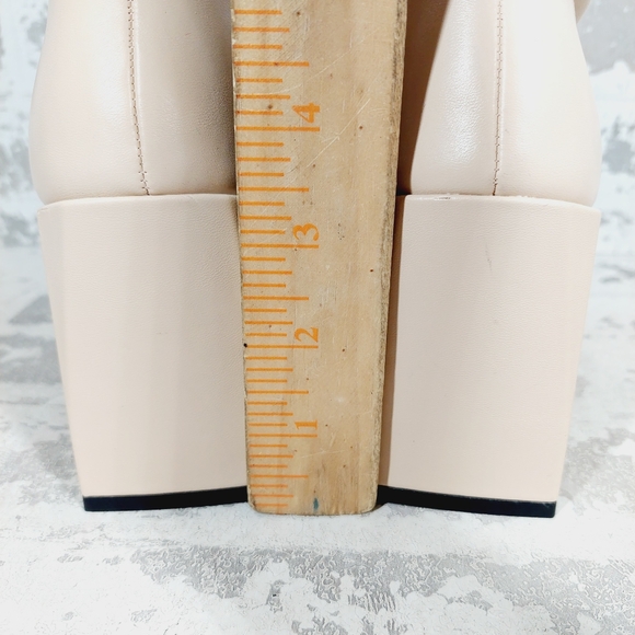 New Open Edit Women's Briar In Cream Vanilla Over the Knee Boots K700 - Picture 7 of 11